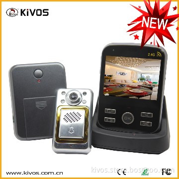 High Quality Wireless Peephole Door Phone with 3.5inch TFT LCD Screen